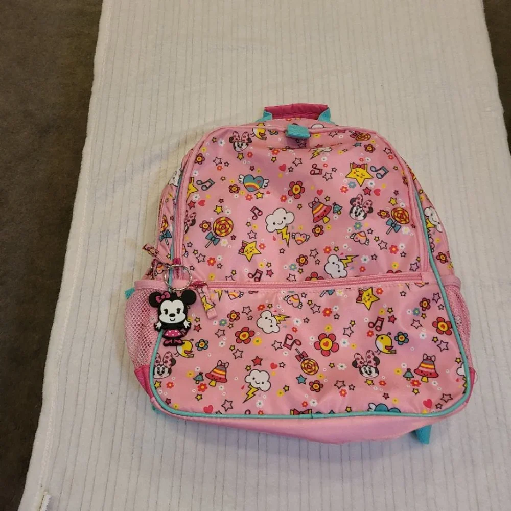 Minnie Mouse Backpack with lunch box.